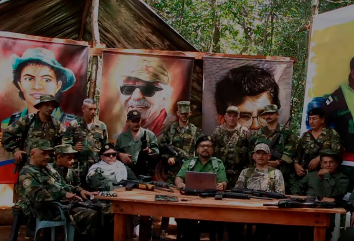 Iván Márquez en un nuevo video desde la clandestinidad