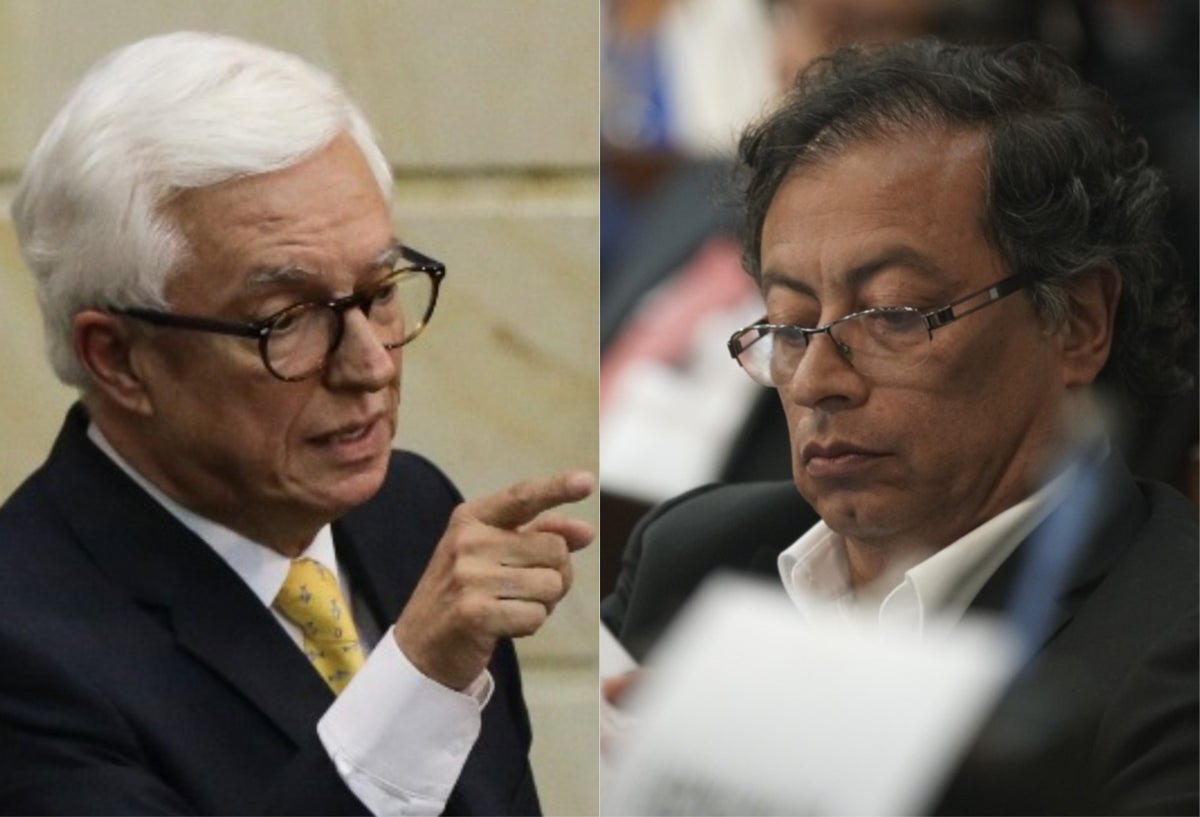 Jorge Enrique Robledo y Gustavo Petro