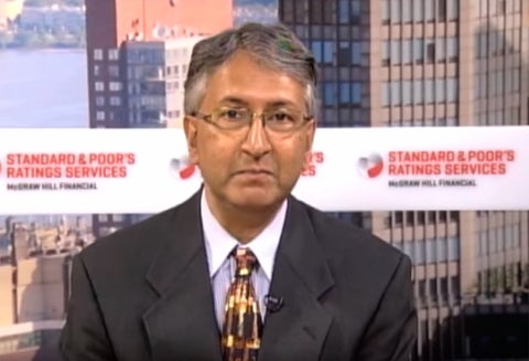 Joydeep Mukherji, managing director de la calificadora de riesgo Standard & Poor's