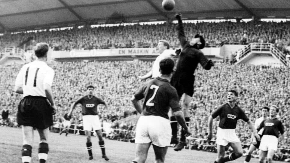 Lev Yashin, arquero de la Unión Soviética