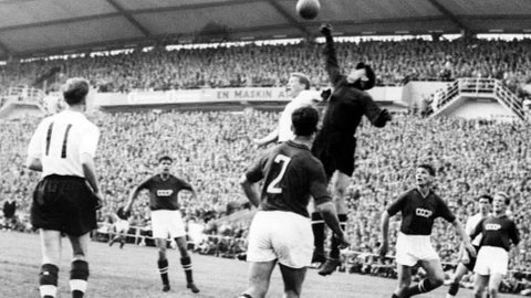 Lev Yashin, arquero de la Unión Soviética