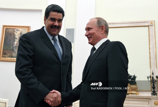 Nicolás Maduro con Vladimir Putin
