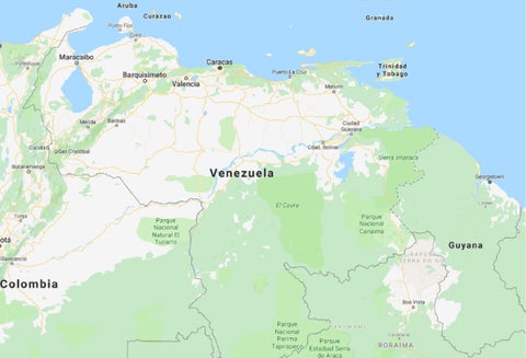 Mapa de Venezuela