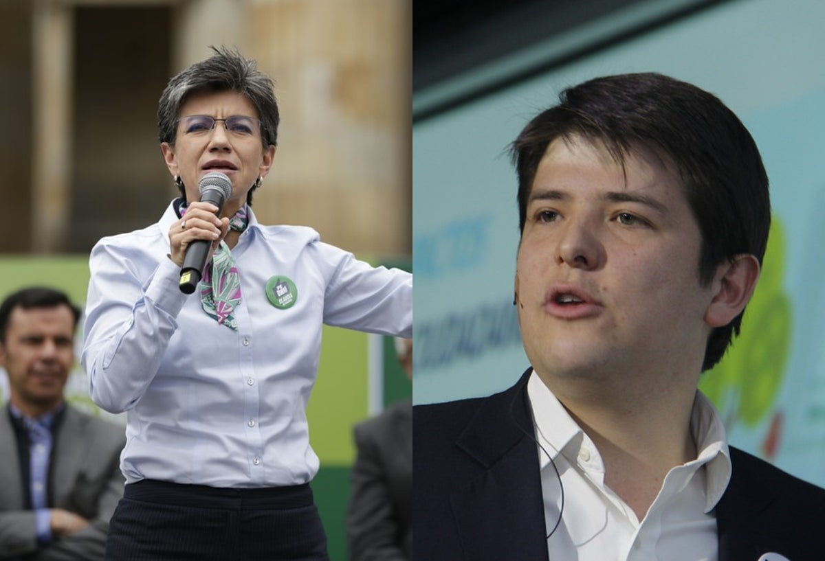 Claudia López y Miguel Uribe
