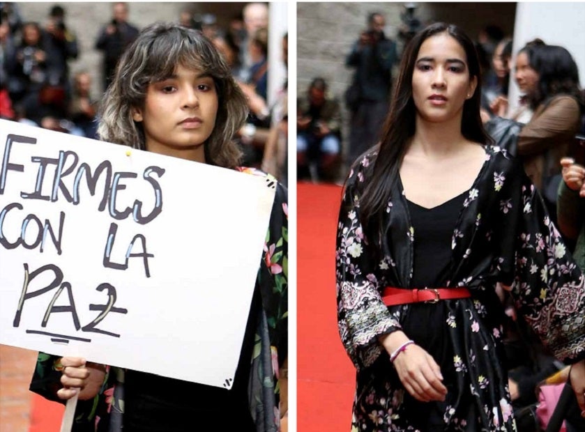 Desfile PAZarela, con excombatientes de las Farc