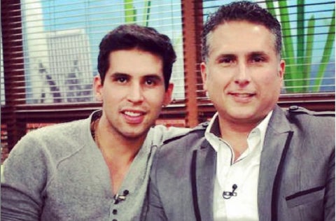 Brian Moreno y su padre Marlon Moreno