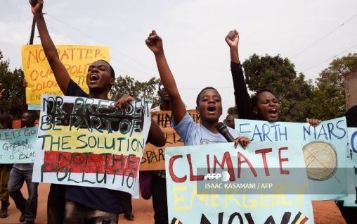 Movilizaciones en el mundo contra el Cambio Climático