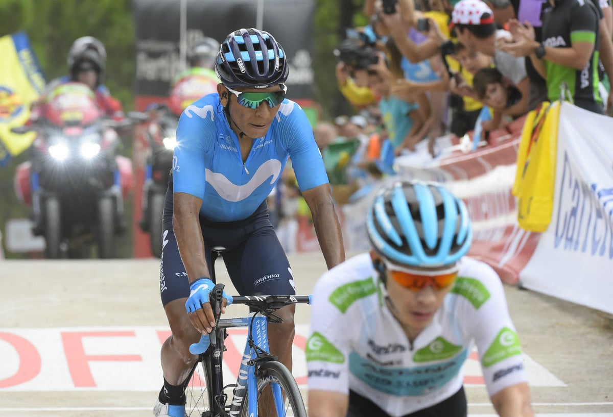 Nairo Quintana y Miguel Ángel López, ciclistas colombianos