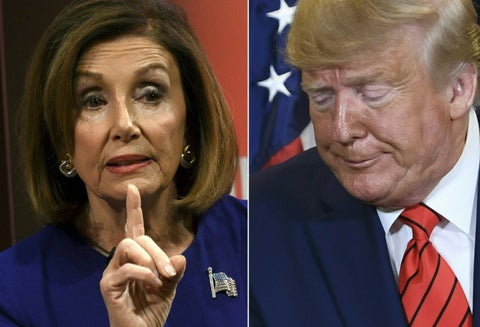 Nancy Pelosi y Donald Trump