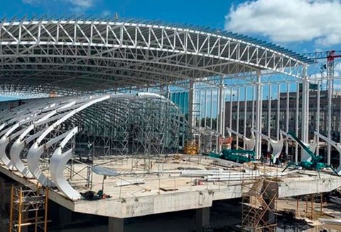 Obras en el aeropuerto internacional de Ezeiza