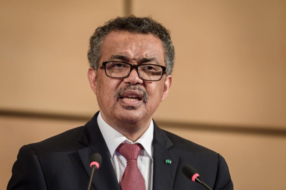 Tedros Adhanom Ghebreyesus, Director General de la OMS