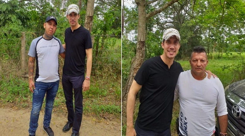 Guaidó con comandantes de los Rastrojos