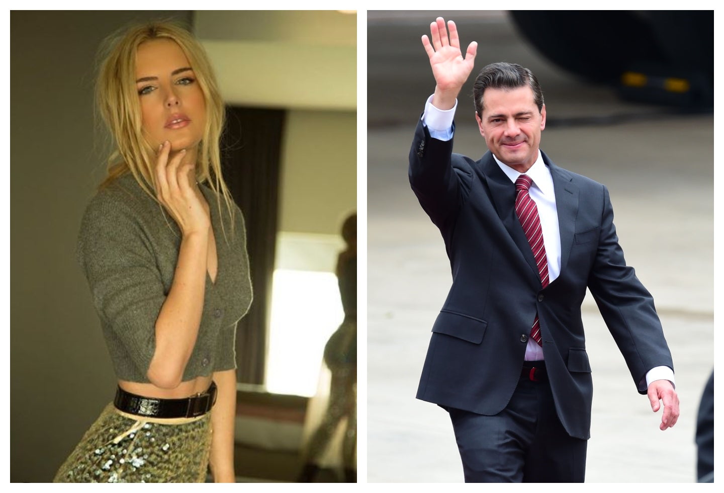 Enrique Peña Nieto y Tania Ruíz
