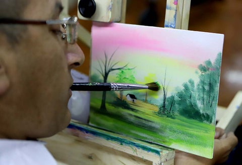 Pintores con discapacidad