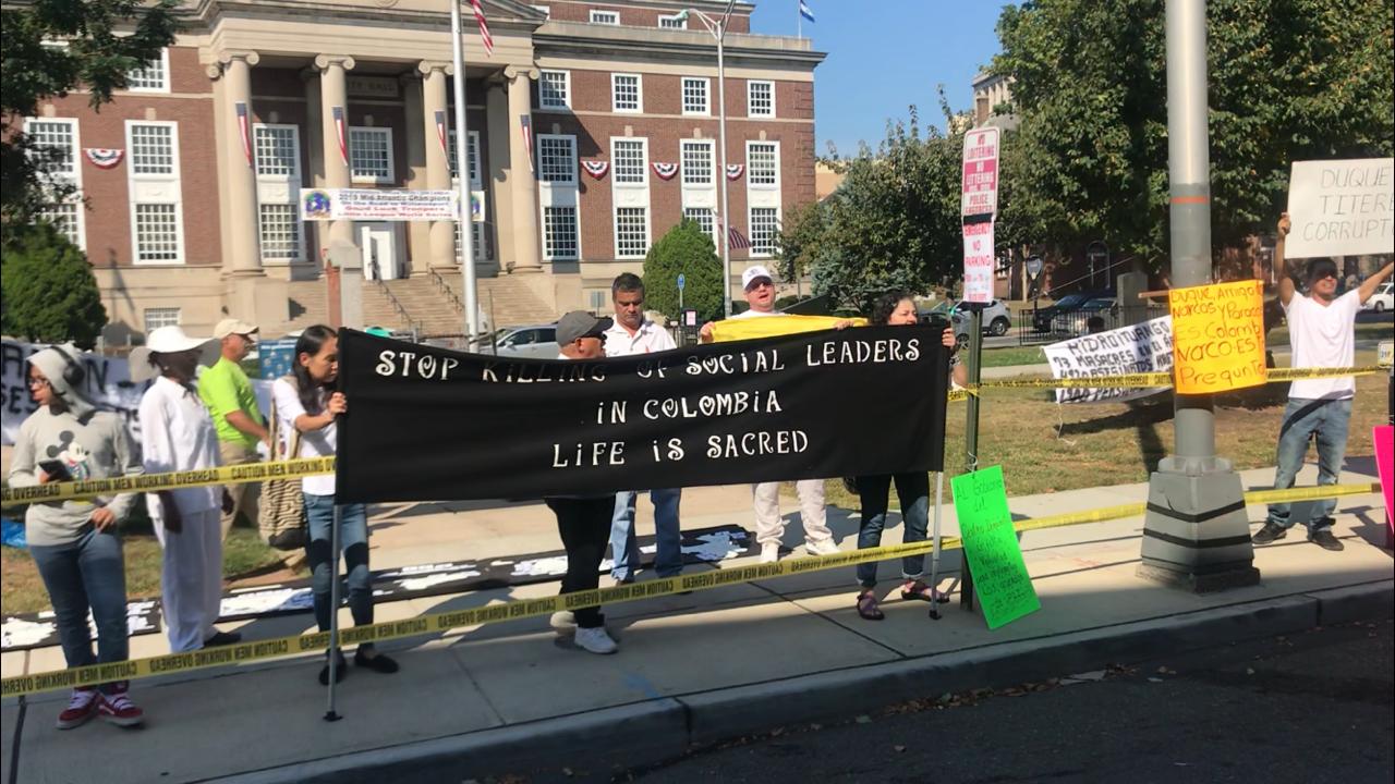 Protestas contra Duque en Estados Unidos