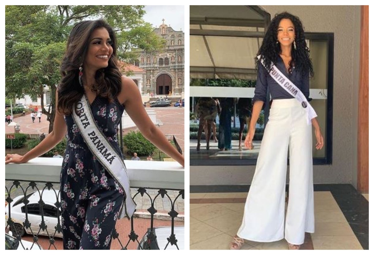 Miss Panamá y Miss República Dominicana