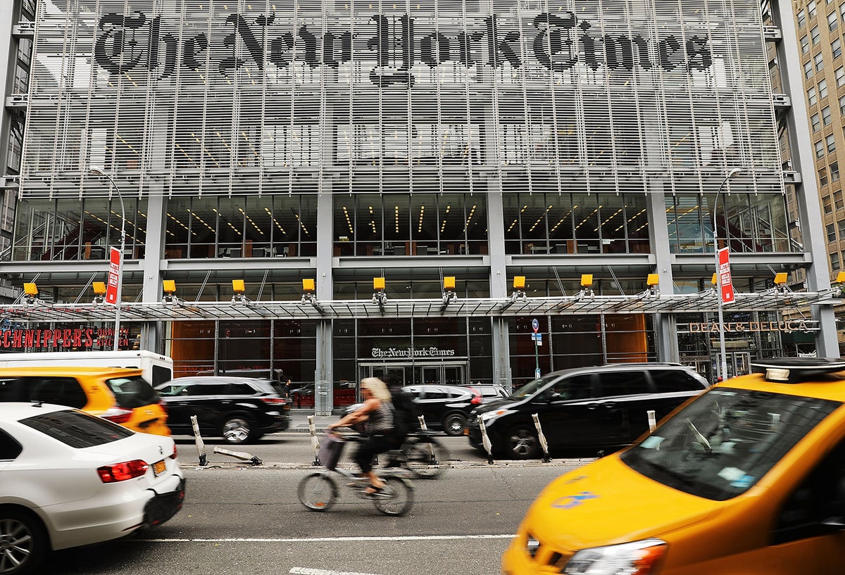 La sede del diario The New York Times, en Nueva York (Estados Unidos)