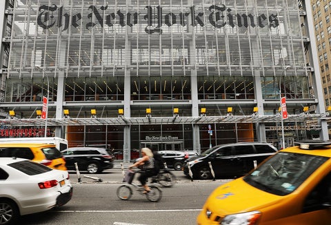 La sede del diario The New York Times, en Nueva York (Estados Unidos)