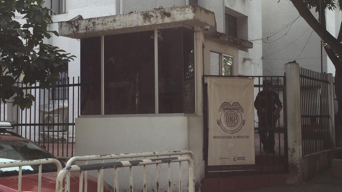 Sede de la Unidad Nacional de Protección, en Cali.