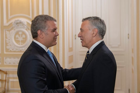 Philip Golberg, embajador de EE.UU presenta cartas credenciales ante Duque