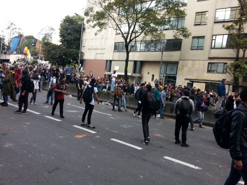Protestas en la Universidad Distrital