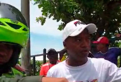 Wilman Herrera Imitola, candidato a la Alcaldía de Cartagena, tras ser sancionado por la Policía