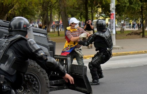 Protestas ecuador