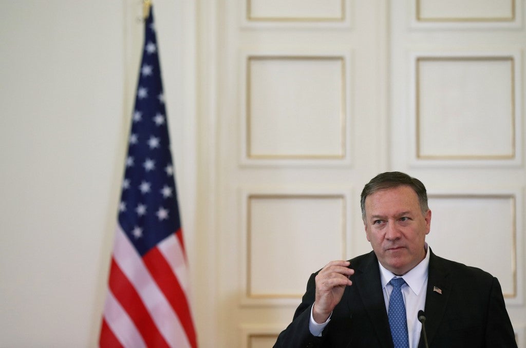 Secretario de Estado norteamericano, Mike Pompeo