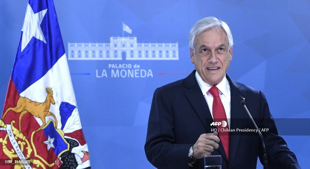 Sebastián Pinera, presidente chileno