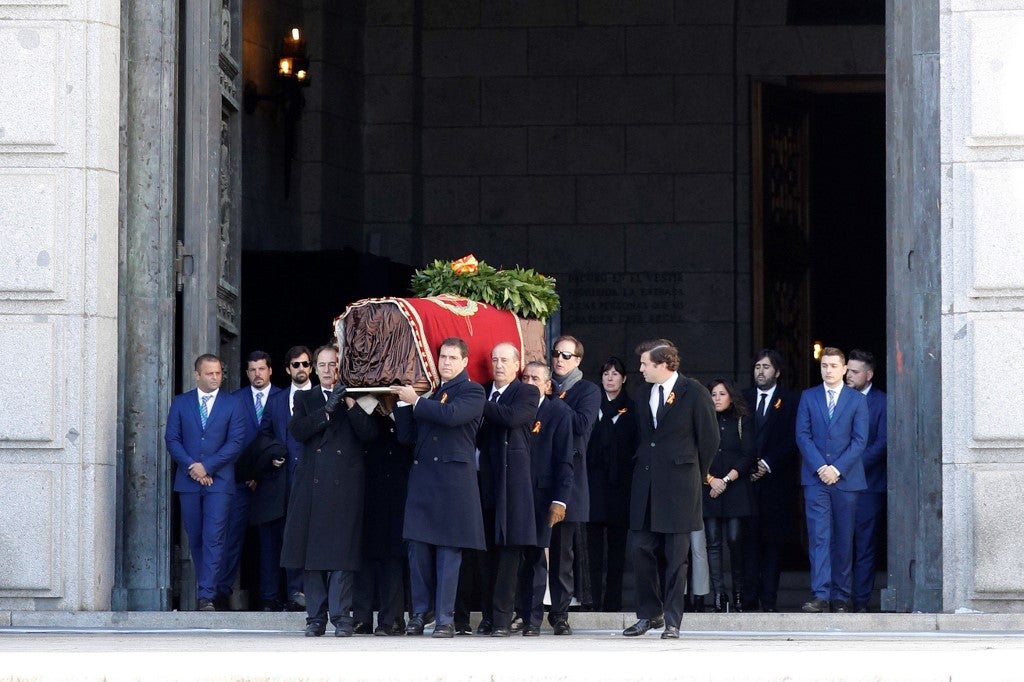 Féretro de Francisco Franco