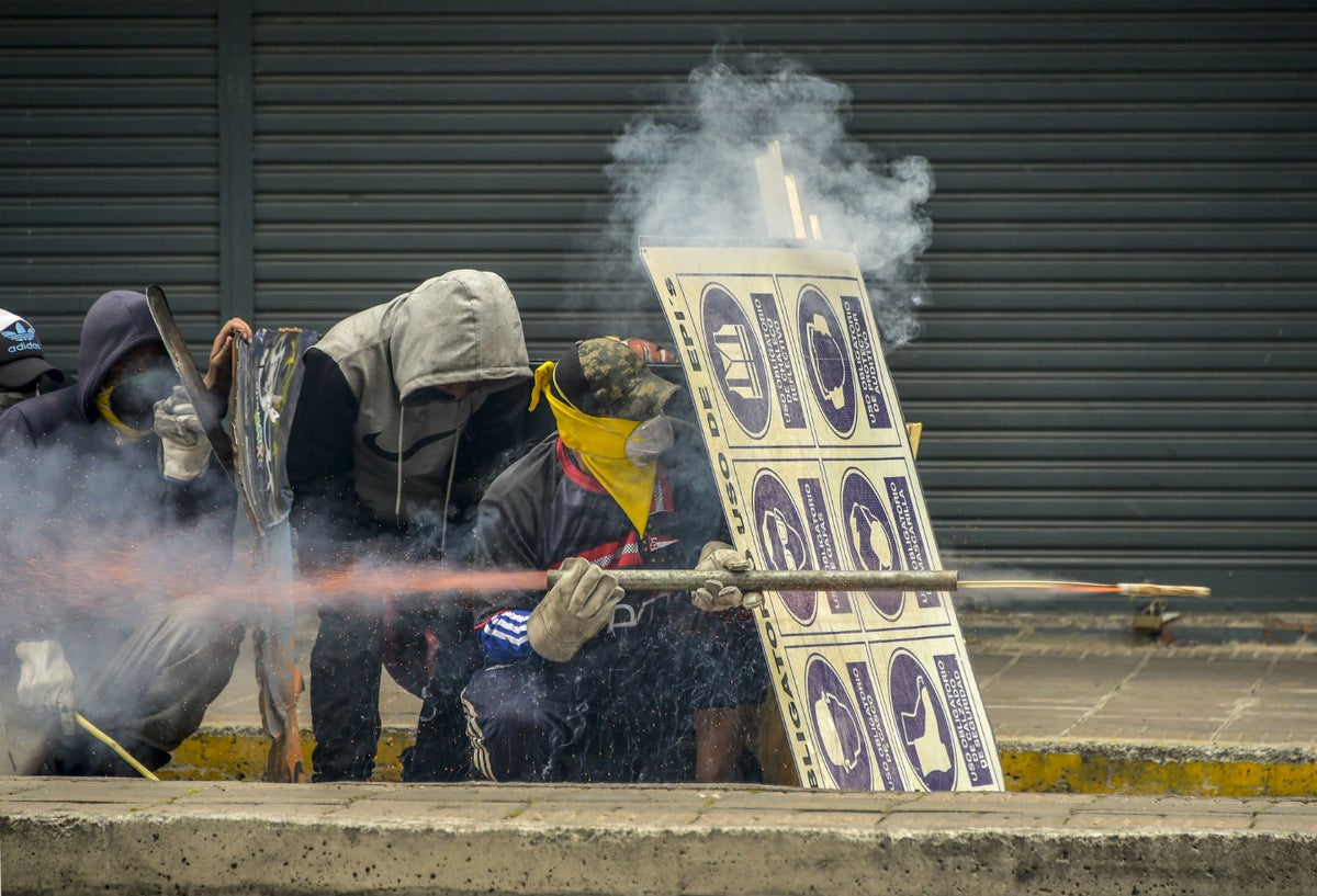 Violentas protestas en Ecuador