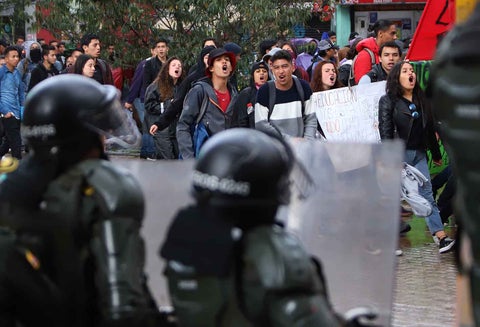 Marchas estudiantes / Protesta social / Esmad