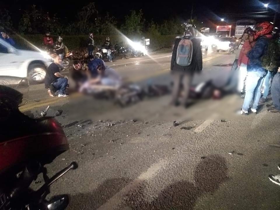Accidente en la vía La Ceja - Rionegro