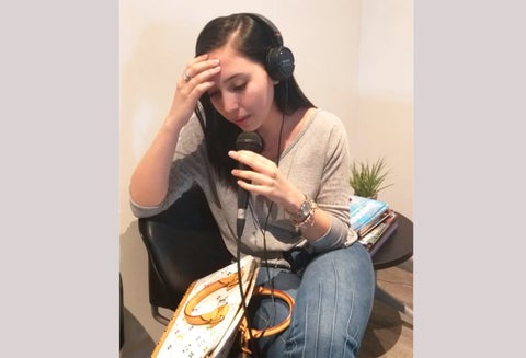 Aida Victoria Merlano en la entrevista concedida a LA FM en Barranquilla