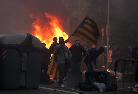 Barcelona, en medio de las protestas