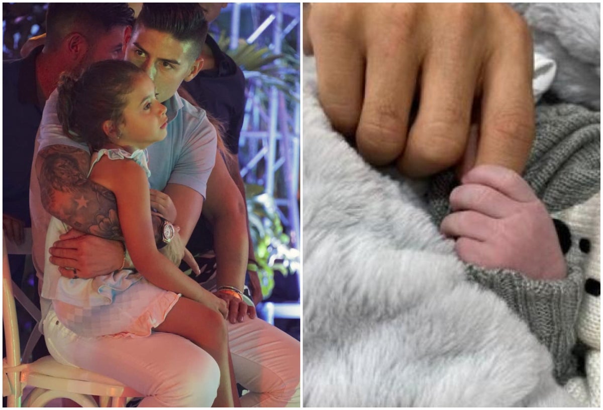 James Rodríguez, Salomé Rodríguez y Samuel