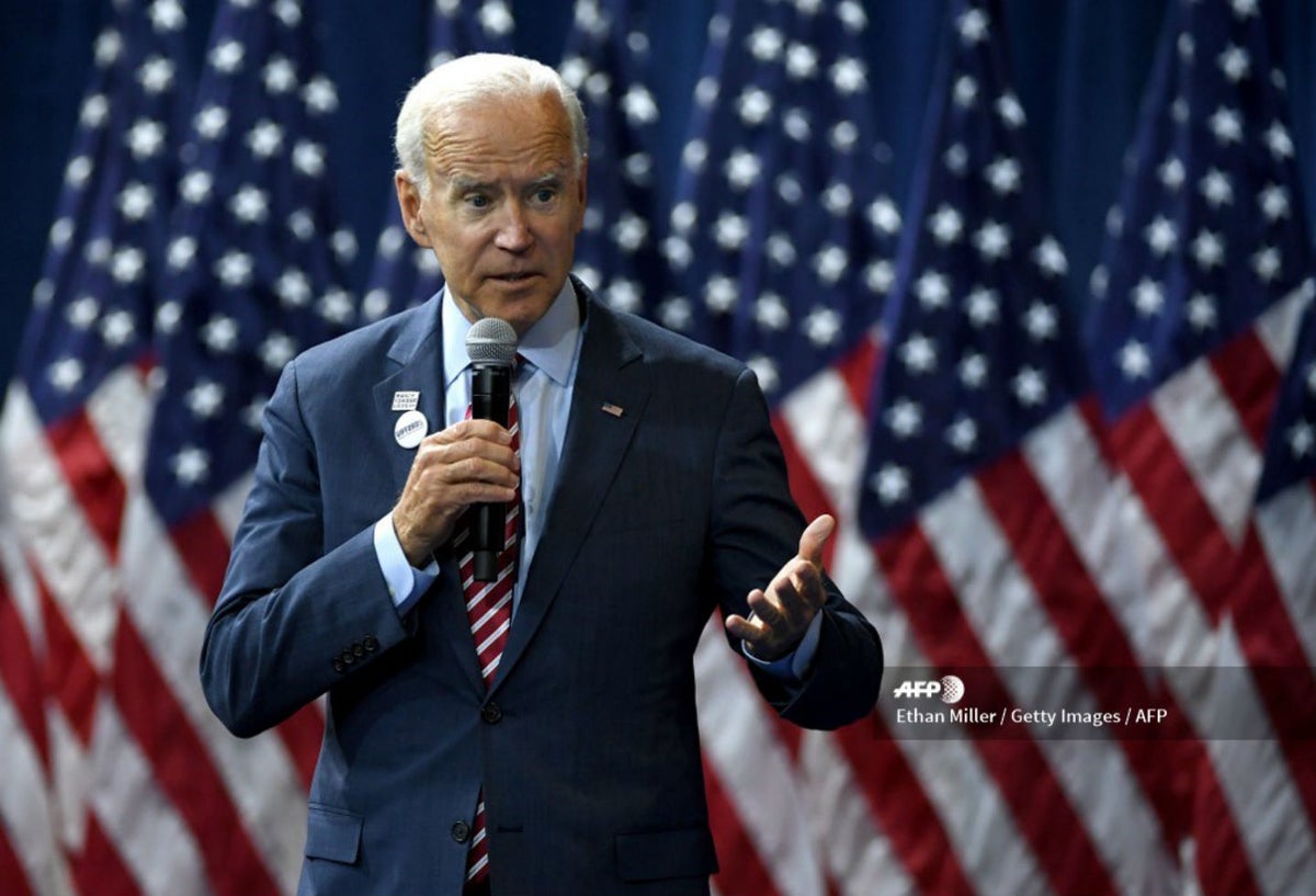 Joe Biden, rival de Trump en elecciones de 2020.