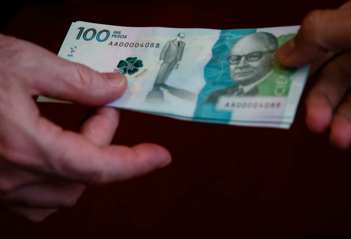Billetes de $100.000