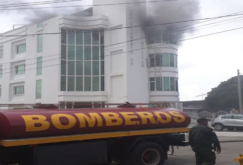 Incendio en Cartagena