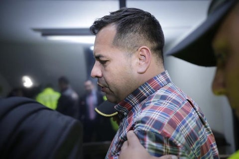 El capitán David Álvarez, supuestamente vinculado con la fuga de Aida Merlano