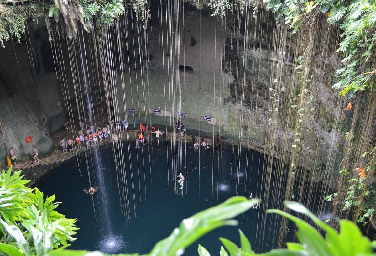 Cenote en México