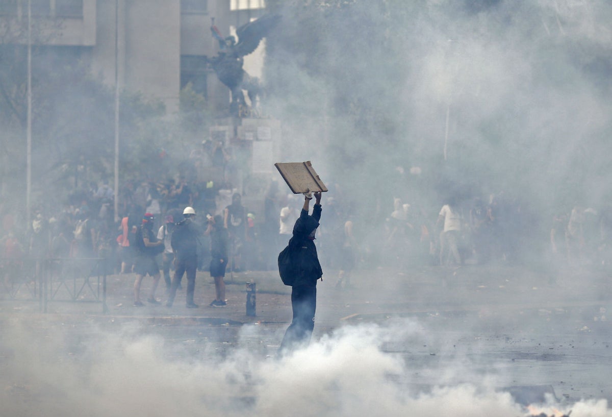 Violentas protestas en Chile