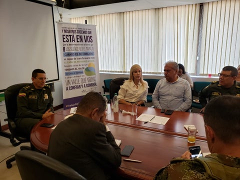 Autoridades en consejo de seguridad