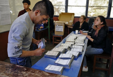 Elecciones en Bolivia