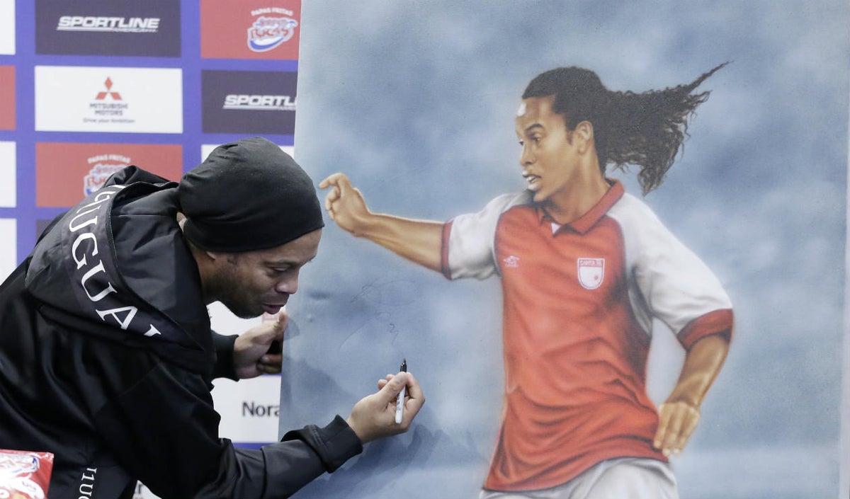 Ronaldinho en Colombia