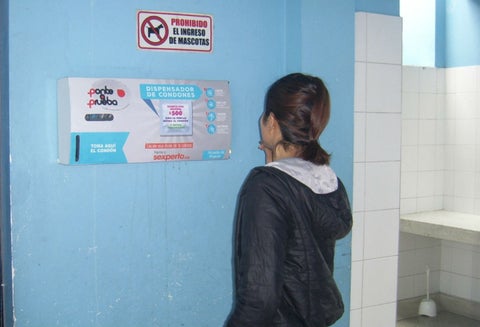 Dispensadores de condones en Bogotá