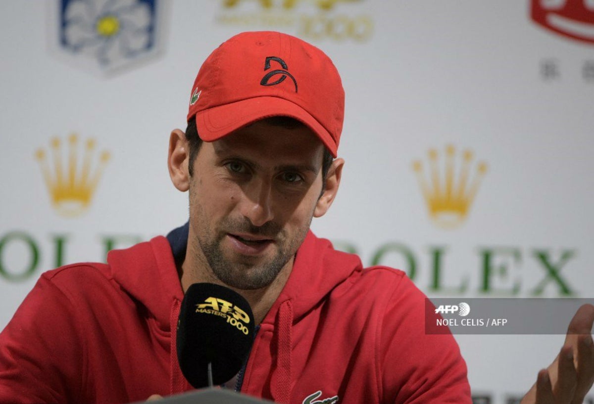 Novak Djokovic, tenista serbio.