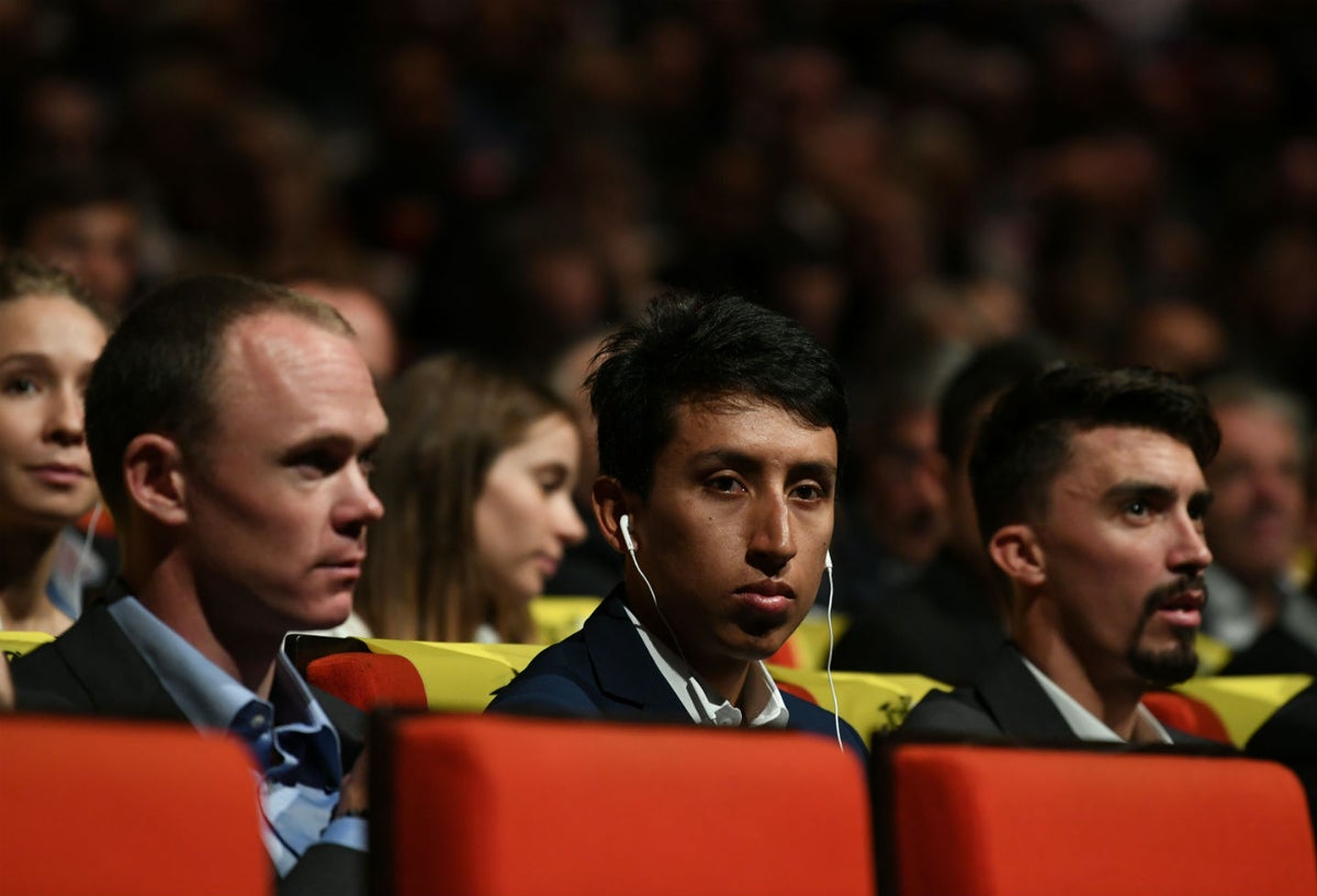 Egan Bernal en presentación del Tour de Francia 2020
