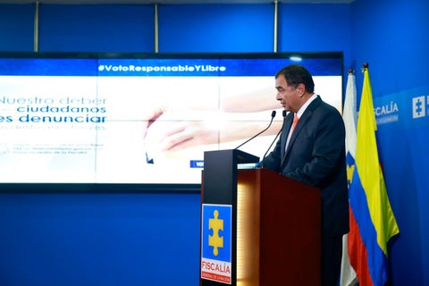 Fabio Espitia, fiscal general (e.) sobre capturas y delitos electorales.