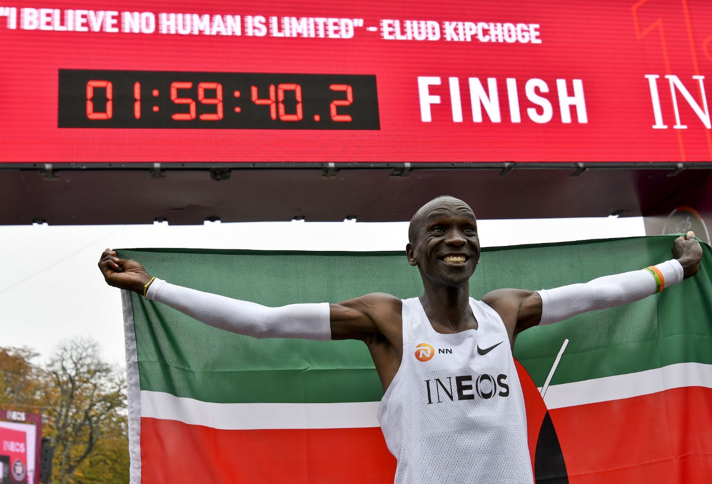 Eliud Kipchoge, atleta keniano, en Viena (Austria)